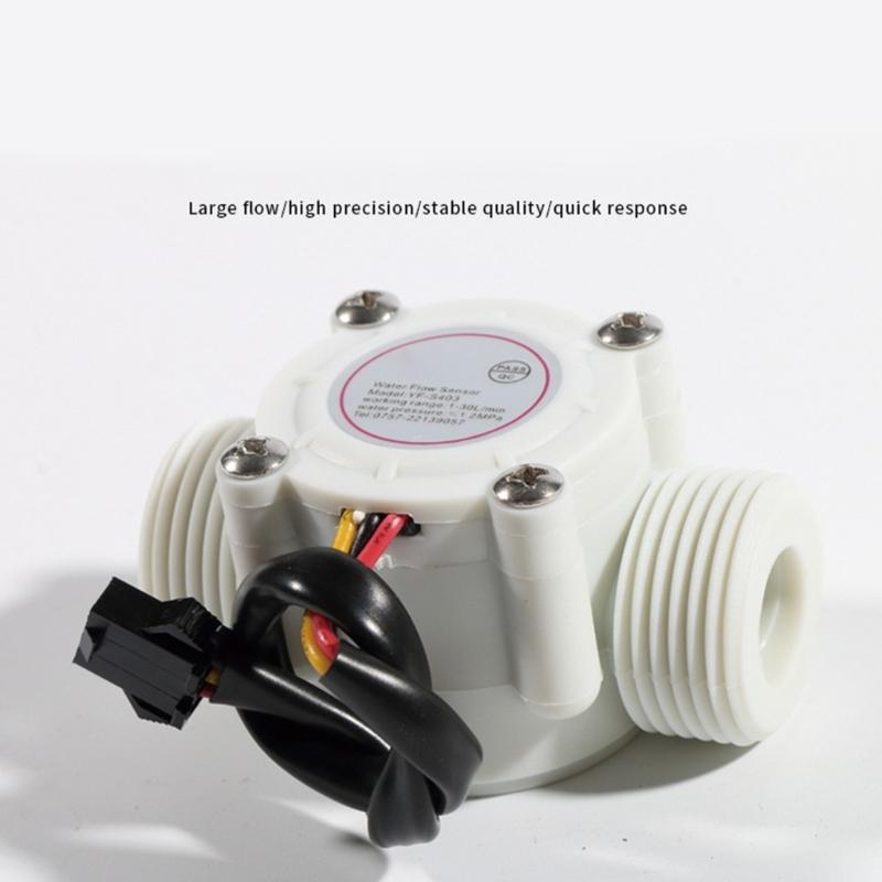 DN20 Water Flow External Thread Water Sensor Liquid Flowmeter Water Fluidmeter for Water Heater Pool