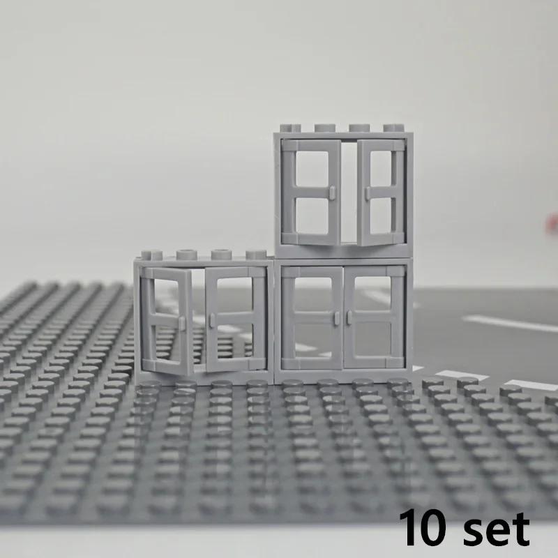 City Friends MOC Tür Fenster Bausteine Zaun Treppen Leiter Burg Garten Haus Wand Zubehör Baustein Leduo Spielzeug