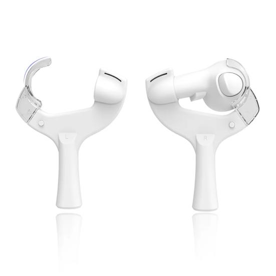 1 Pair Enhanced Table Tennis Paddle Grip Handle Ergonomic Design Table Tennis Adaptor VR Game Experience for Quest 3