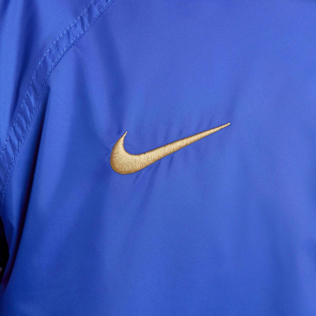 Nike Club Stand Collar Warm Versatile Fashion Jacket Men Jacket Bright-Blue FJ7508-452