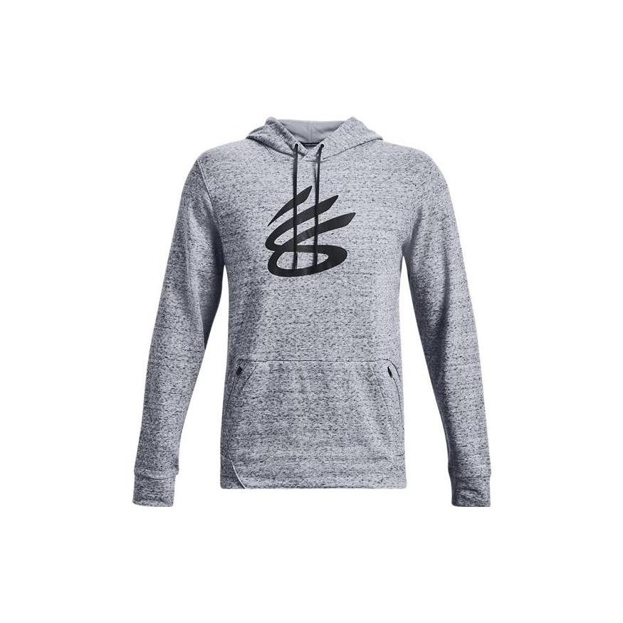 Under Armour Curry Logo Hoodie Grey Men s 1370276-011 L