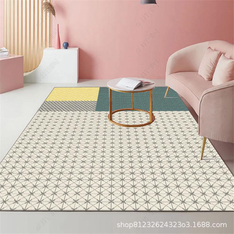 Nordic Geometric Pattern Carpet for Living Room and Bedroom
