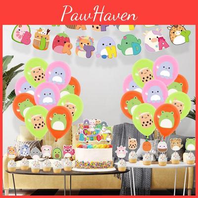 Decorazioni Vivaci per Festa a Tema Squishmallows Perfette per il Compleanno dei Bambini