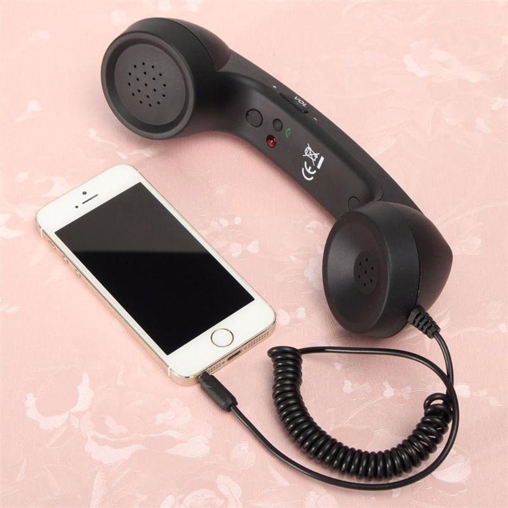 Radiation Proof Retro Phone Handset Multifunction Wired Headphones Telephone Handset Computers