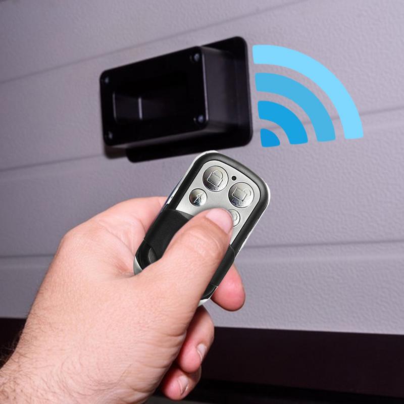 Garage Door Remote Control 433MHz Replacement Transmitter Garage Cloning Door Opener Keychain