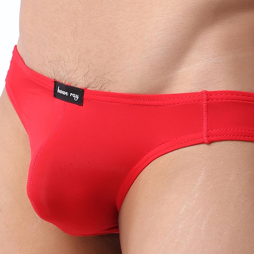 Men's High Elastic Ice Silk Thong Lingerie - B106