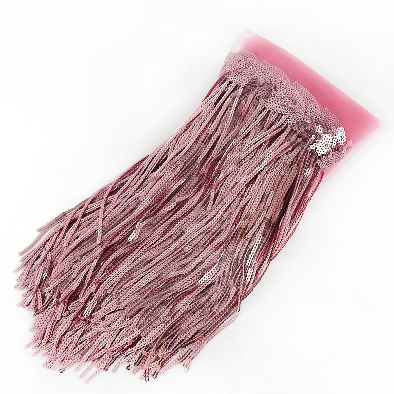10 Yards 20cm Colorful Sequin Shiny Tassel Lace Trim Ribbon Fringe Diy Handmade Dance Performance Stage Costume Curtain Decor