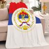 Republika Srpska Zastava Blanket Warm Soft Suitable For Bedroom Sofa Bed Living Room Office Travel Camping Gifts