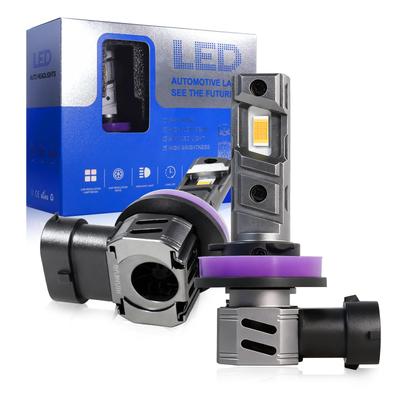 CAMOTO H11 LED Headlight, Bulb, Brightness, Wireless, Easy Installation, Set of 2, For Cars,