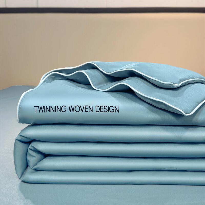 OLOEY Ice Silk Cooling Summer Quilt Set 150x200cm