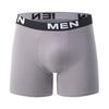 7-Pack Men's Underwear: Solid-Colour Fashion Essentials Versatile Long Boxer Briefs