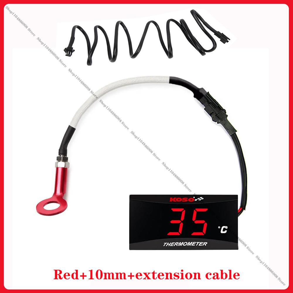 Motorcycle Temperature Measuring Instrument Koso Cylinder Head Temperature Sensor Water Temperature Gauge Oil Tempera Instrument