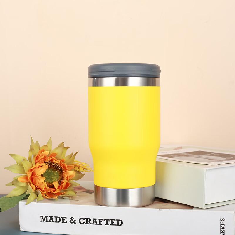 

Portable Double-Wall Stainless Steel Insulated Mug with Bottle Opener (2-Pack)
