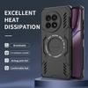 For OnePlus ACE 5 5 Pro Mechanical Super Cooling Magnetic Wireless Charging Support Drop-Resistant Phone Case