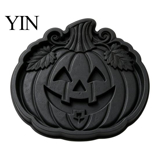 Forma na betonové nášlapné kameny, Halloween forma, Opakovaně použitelné plastové formy, DIY cementové dekorativní kameny do zahrady, Tvořič cestiček pro zahradu, terasu, trávník a zadní dvorek