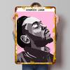 Kendrick Lamar Abstract Portrait Metal Wall Art Custom Music Decor for Bedroom Living Room Home Decoration
