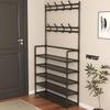 Scaffale multi-livello da terra per scarpe e vestiti: Organizzatore per l'ingresso