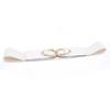 Canvas Elegant Fashion Waist Belt With Alloy Buckle For Women Office Casual