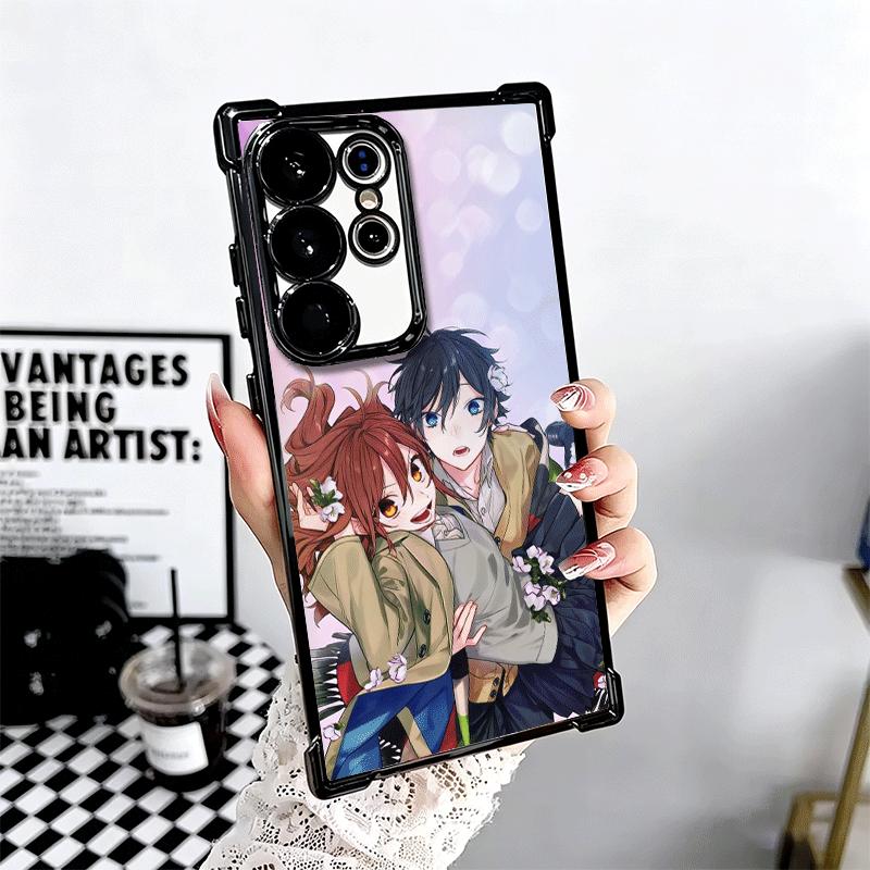 Anime Horimiya Soft Phone Case For Samsung Galaxy S26 Ultra S25 Edge S24 FE S23 Plus S22 S21 + S20 Plating Anti-Fall Fundas