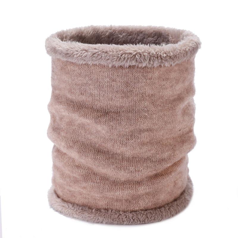 Fleece Neck Cover In Winter, Thickened In Autumn and Winter To Keep Warm, Knitted Wool Scarf, Cold-proof