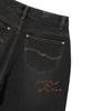 WACKY WILLY [26Ss] Women'S Denim Bermuda Pants Black