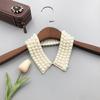 Sweet Small Pointed Lapel False Collar Woman Applique Neckline for Formal Suit
