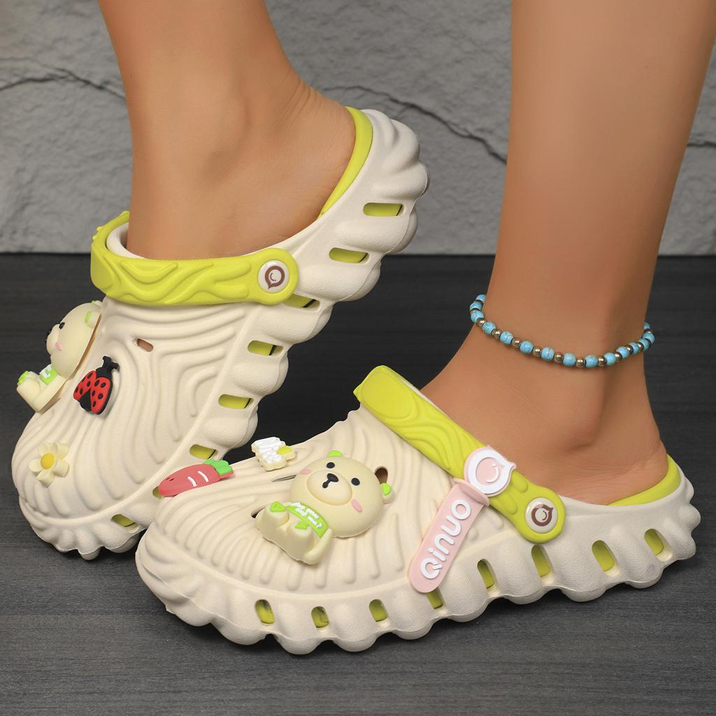 Fashion Women Trend Platform Sandals Slip on Outdoor Comfortable Designer Shoes Baotou Non Slip Fashion Beach Sandals Sandalias De Mujer