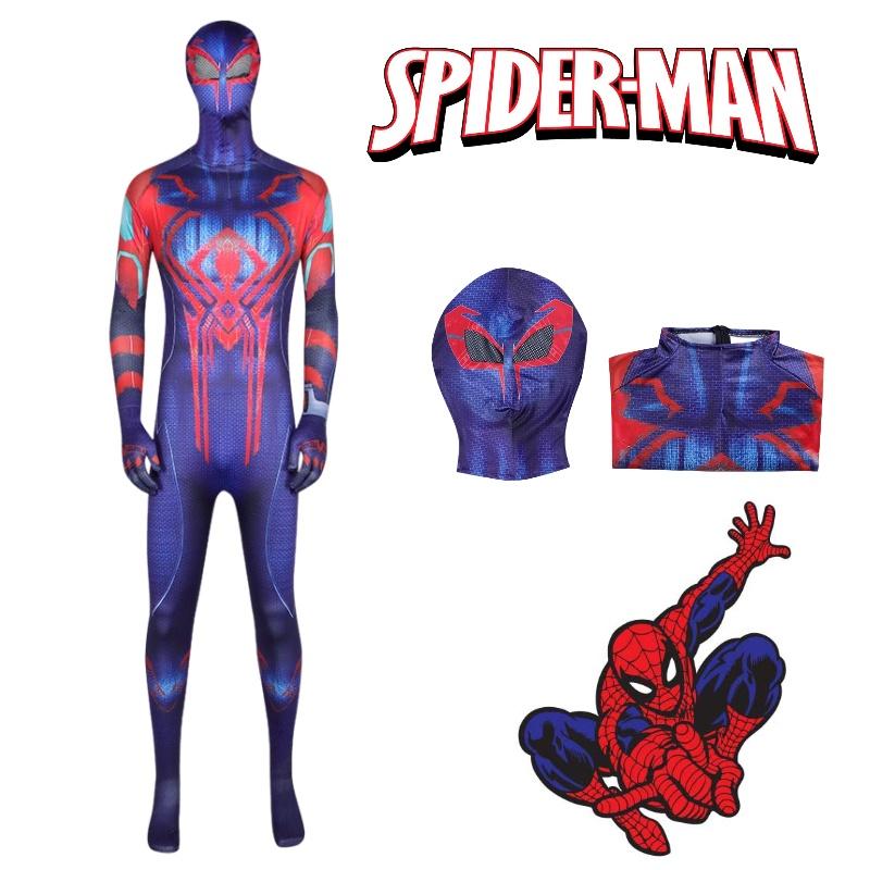 Sweet Dada Space Self-sufficient Hero 2099 Cosplay Bodysuit Costume For Men Full Set With Hood