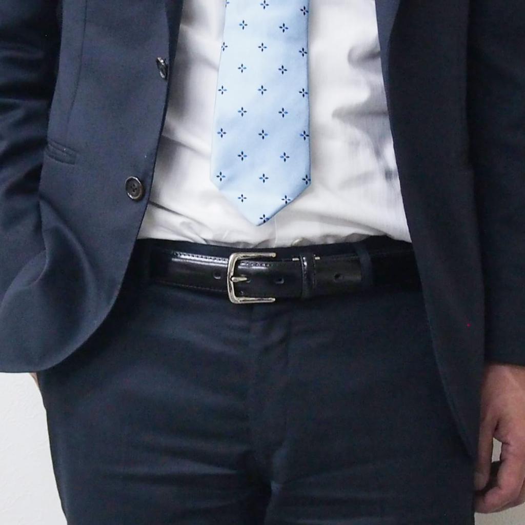 [KOGUMA BELT] Koguma Belt Men's Business Dress Belt Gentleman's Belt Suit Belt Italian Leather Cowhide Genuine Leather 30mm width 3cm width Simple