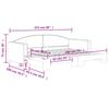 Pull Out Daybed Light Grey 90x200 cm Fabric