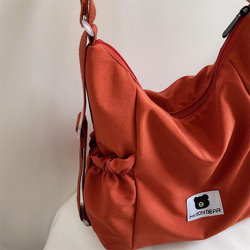 Nylon Lightweight Shoulder Bag Women's Commuter Multi-function Crossbody Bag
