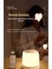 Rechargeable Night Light for Bedroom: Sleep-Friendly, Eye-Caring Bedside Lamp for Postpartum Breastfeeding and Children's Rooms