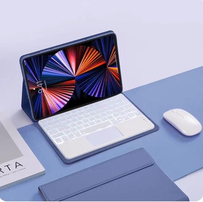 Backlit Bluetooth Tablets Keyboard Case For Pad 6 Pad 6 Pro 11 Inch Wireless Shell Spanish Keyboard Cover Magnetic Funda