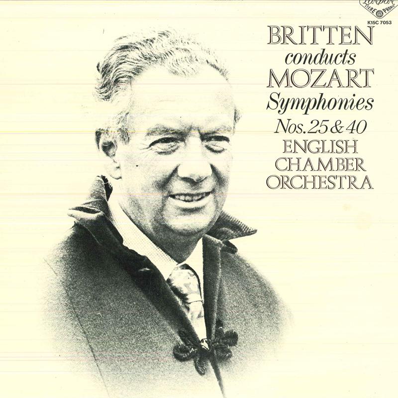 

LP Record BENJAMIN BRITTEN, ENGLISH CHAMBER O - Mozart: Symphonies No. 25 and No. 4 K15C7053 LONDON 1986 Japan Obi Classical Used