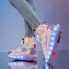 Children's 4-wheel Invisible Roller Skate Shoes Adult Roller Skates Boys' Wheel Shoes Girls' Skates Shoes With Wheels Sneaker