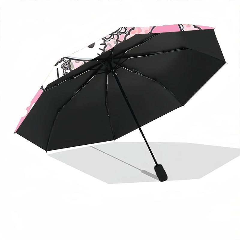 1pc Sanrio Character Umbrella - Automatic Opening/Closing with Foldable Design, Iron Frame, Outdoor Use, Festival Gift, Suitable for Fans, Travel, Dai
