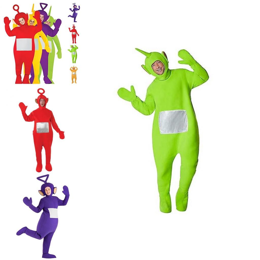 Fun Teletubbies Costume Polyester Bodysuit With Headpiece!