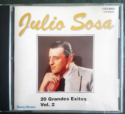 CD JULIO SOSA - 20 Grandes Exitos Vol.2  2470223 Columbia 1993 Argentina Latin Used