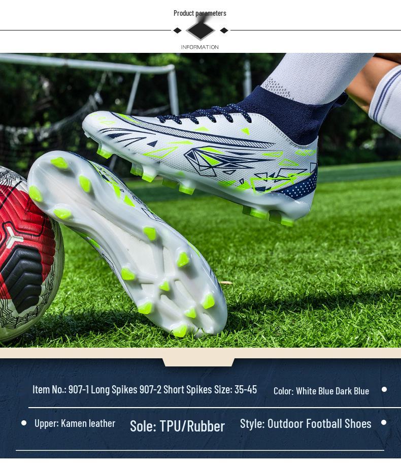 Cross-Border Assassin Youth High-Top AG Soccer Shoes for Professional Training & Competition