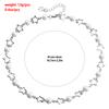 Accessories, Spice Girl Light Luxury Hollow Five-Pointed Star Necklace, Single-Layer Temperament Imitation Pearl Neck Chain Necklace For Women