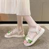 Fashion Outdoor Platform Ladies Shoes Wholesale Vintage Summer 2025 Women's Sandals Comfortable Trending Asian Size Designer Pvc Shoe