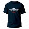 I Am Schizophrenic and I Have A Gun Men Women T Shirt Funny Graphic Streetwears Unisex Summer Short Sleeve Fashion Tee T-shirts