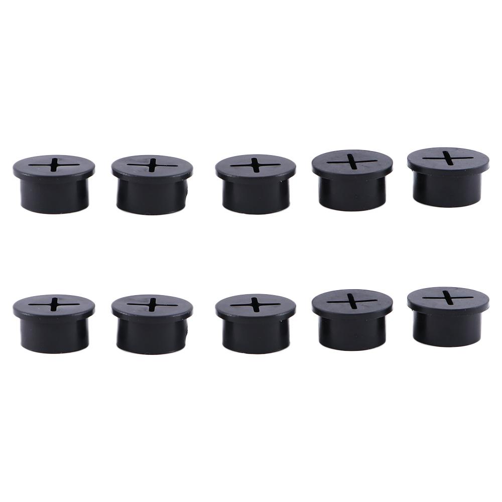 Home Round Table Furnitures Port For USB PC Computer Desk Wire Organizer Desk Cord Grommet Storage Accessories Cable Hole Cover