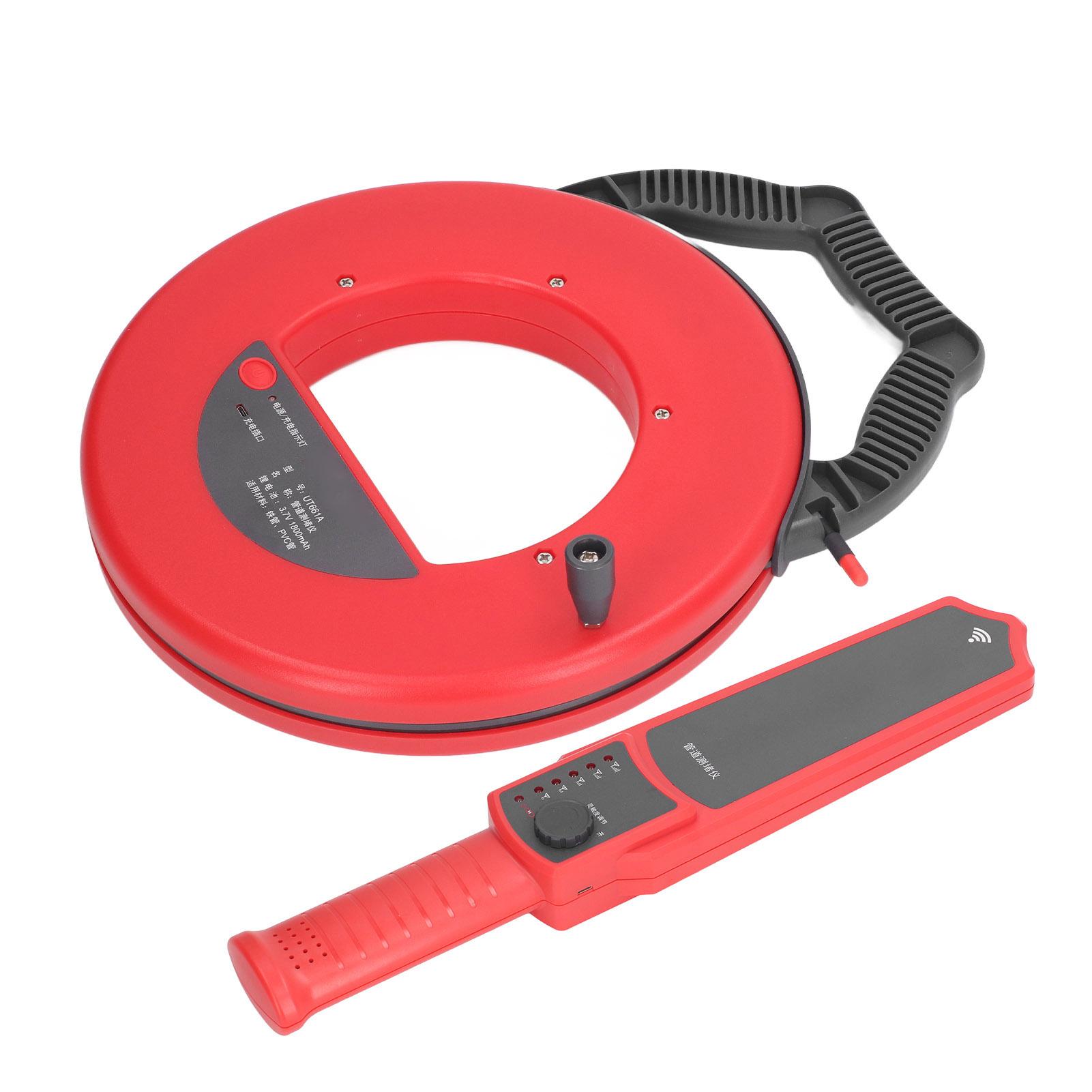 Pipe Blockage Detector 20m Wire Wall Pipe Blockage Locator Water Proof Probe Pipeline Clogging Finder ABS