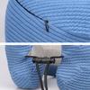 Memory Foam Travel Neck Pillow U-Shaped Adjustable Airplane Car Flight Pillow