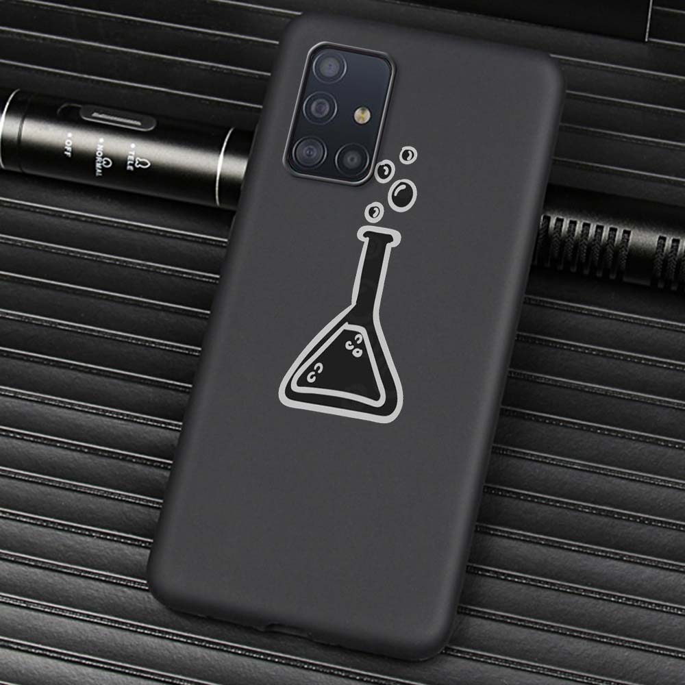 Science Chemistry Biology Phone Case For Samsung Galaxy A51 A71 A21S A12 A11 A31 A41 A72 A01 A03s A52 A32 A22 A13 5G Soft Cover