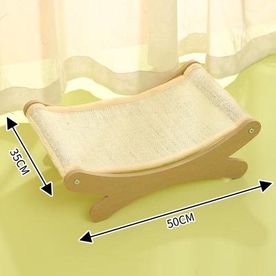 Summer Cat Wooden Rocking Hammock