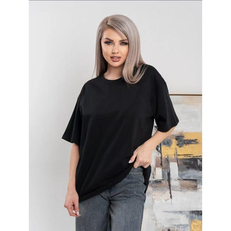 Fashion Style New Fashion round Neck Loose Casual Short Sleeve T-shirt Loose Short Sleeve T-shirt