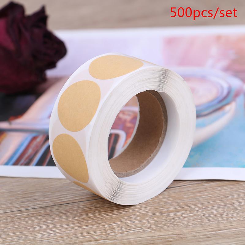 500Pcs/Set Kraft Paper Sticker Labes  Scrapbooking For Package Stationery