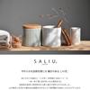 LOLO | Canister, Light Blue | 420ml | Ceramic | Teak | Wooden Lid | Storage Container | Made in Japan | Japanese Tableware |